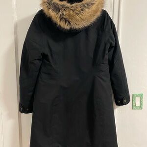 Marmot Black Ski Jacket with Fur Trim